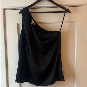 Banana Republic Black Satin Top
